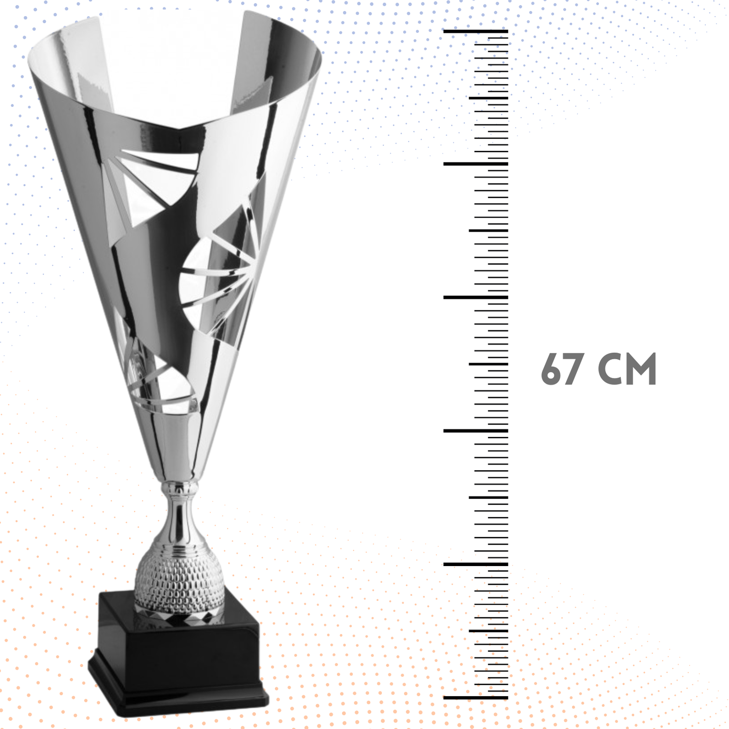 Trofeo in metallo da 67 cm, peso da 3,8 Kg | Cod. 1.032