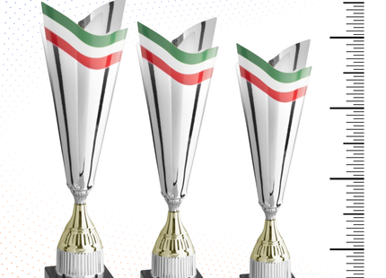 Tris di trofei personalizzati 57 - 52 - 46 cm | Cod. 3.111-T