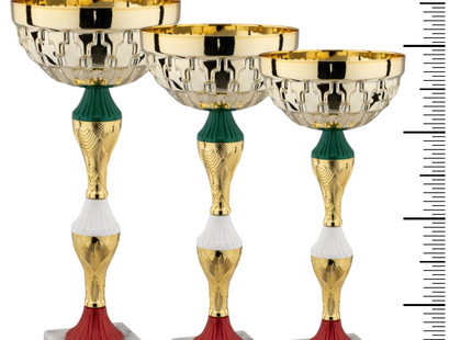 Tris di premiazioni personalizzate 30 - 27 - 24 cm | Cod. 12.941G