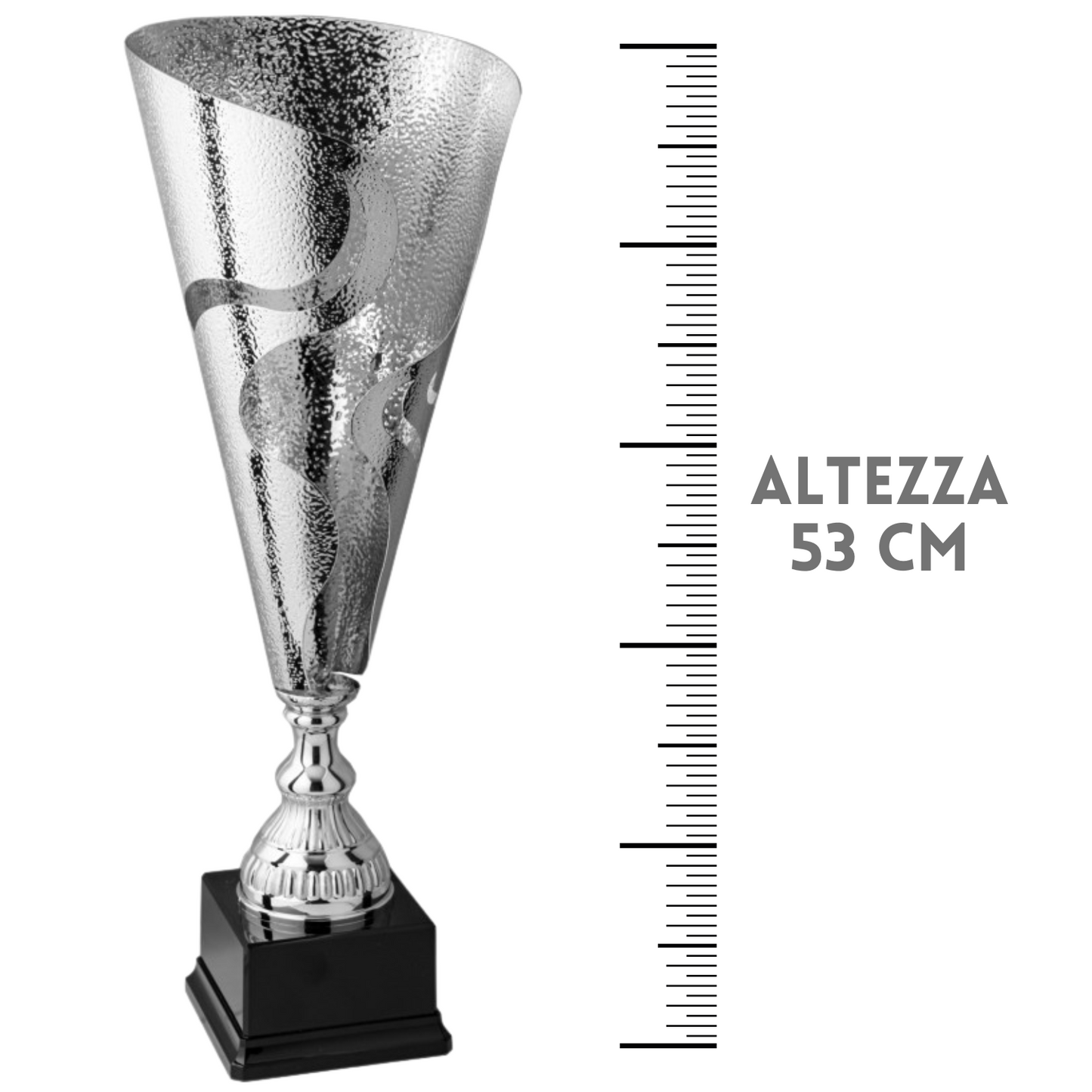 Coppa trofeo lavorazione ruvida da 53 cm | Cod. 2.432