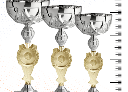 Tris di premiazioni economiche 36 - 34 - 32 cm | Cod. 12.001-T