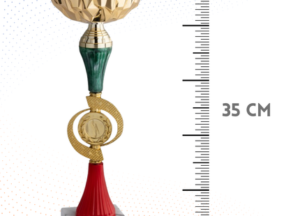 Coppa da 35 cm con base in marmo | Cod. 12.023G