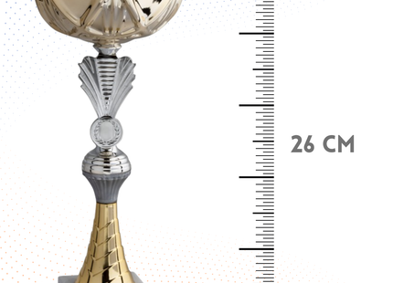 Coppa da 26 cm con base in marmo | Cod. 12.033G