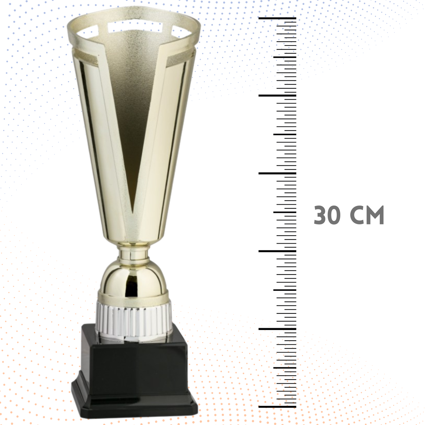 Coppa da 30 cm in ABS colore oro | Cod. 8.631