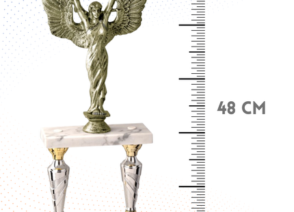 Trofeo con Vittoria da 48 cm a due piani | Cod. 5.232