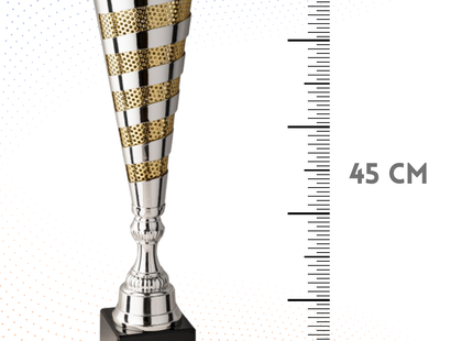 Trofeo in metallo da 45 cm artigianale | Cod. 6.472