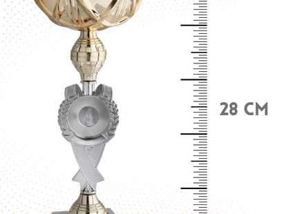Coppa da 28 cm con base in marmo | Cod. 12.005G