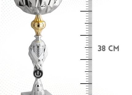 Coppa da 38 cm con base in marmo | Cod. 11.001S