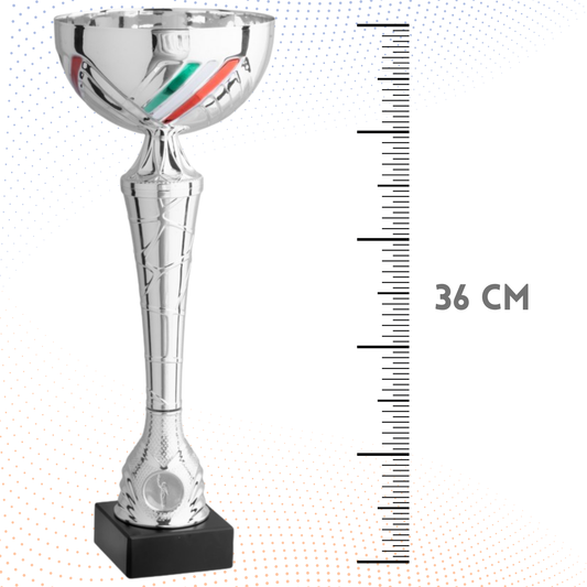 Coppa da 36 cm con base in marmo nero | Cod. 11.012