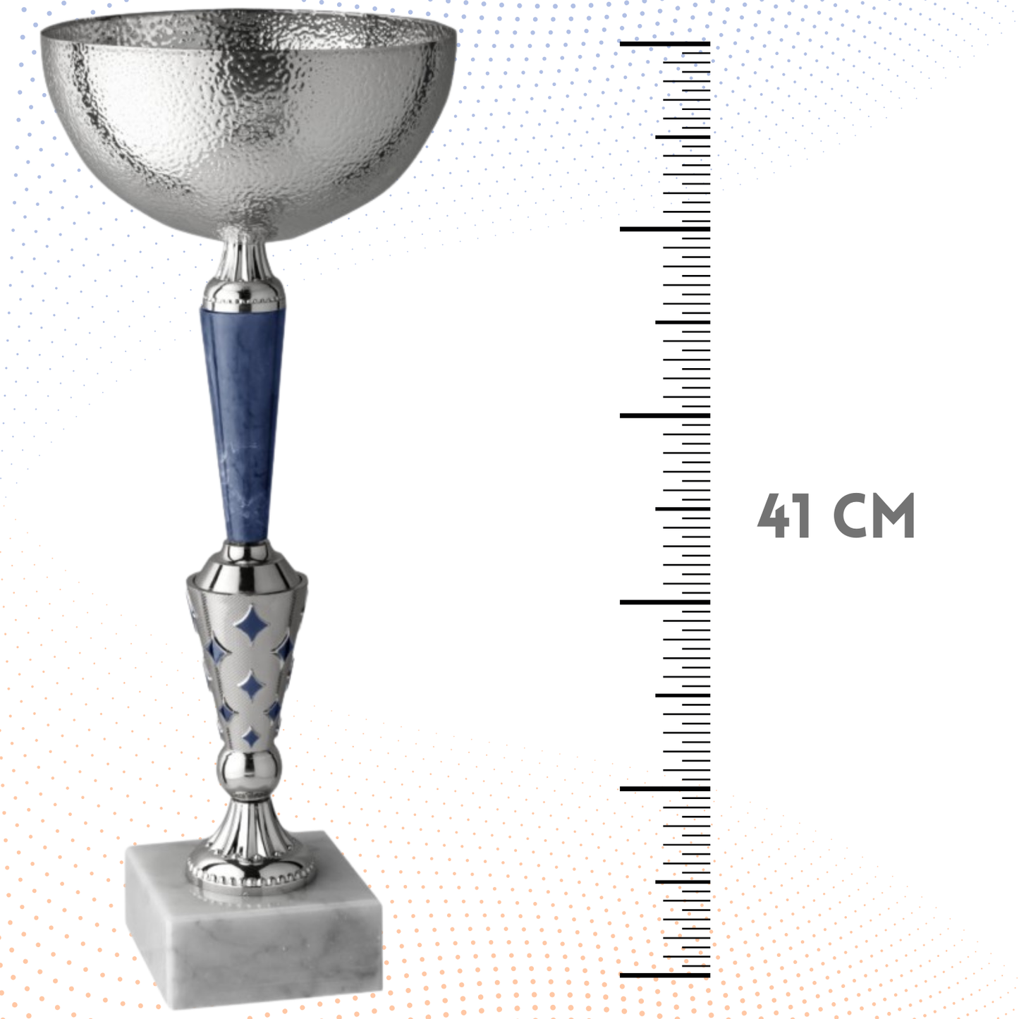 Coppa da 41 cm con base in marmo | Cod. 11.151S