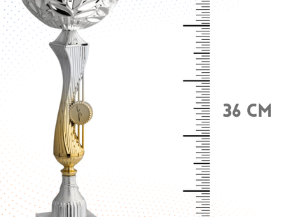 Coppa da 36 cm con base in marmo | Cod. 11.544S