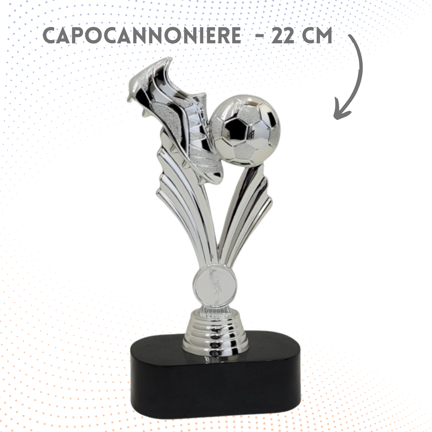 Set completo 5 pezzi premiazioni calcistiche | Cod. Nettuno