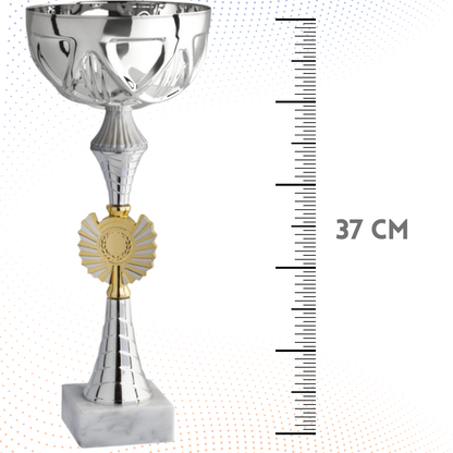 Coppa da 37 cm con base in marmo | Cod. 12.011S
