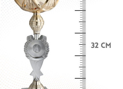 Coppa da 32 cm con base in marmo | Cod. 12.003G