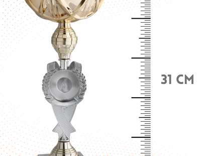 Coppa da 31 cm con base in marmo | Cod. 12.004G