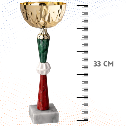 Coppa da 33 cm con base in marmo | Cod. 12.251G