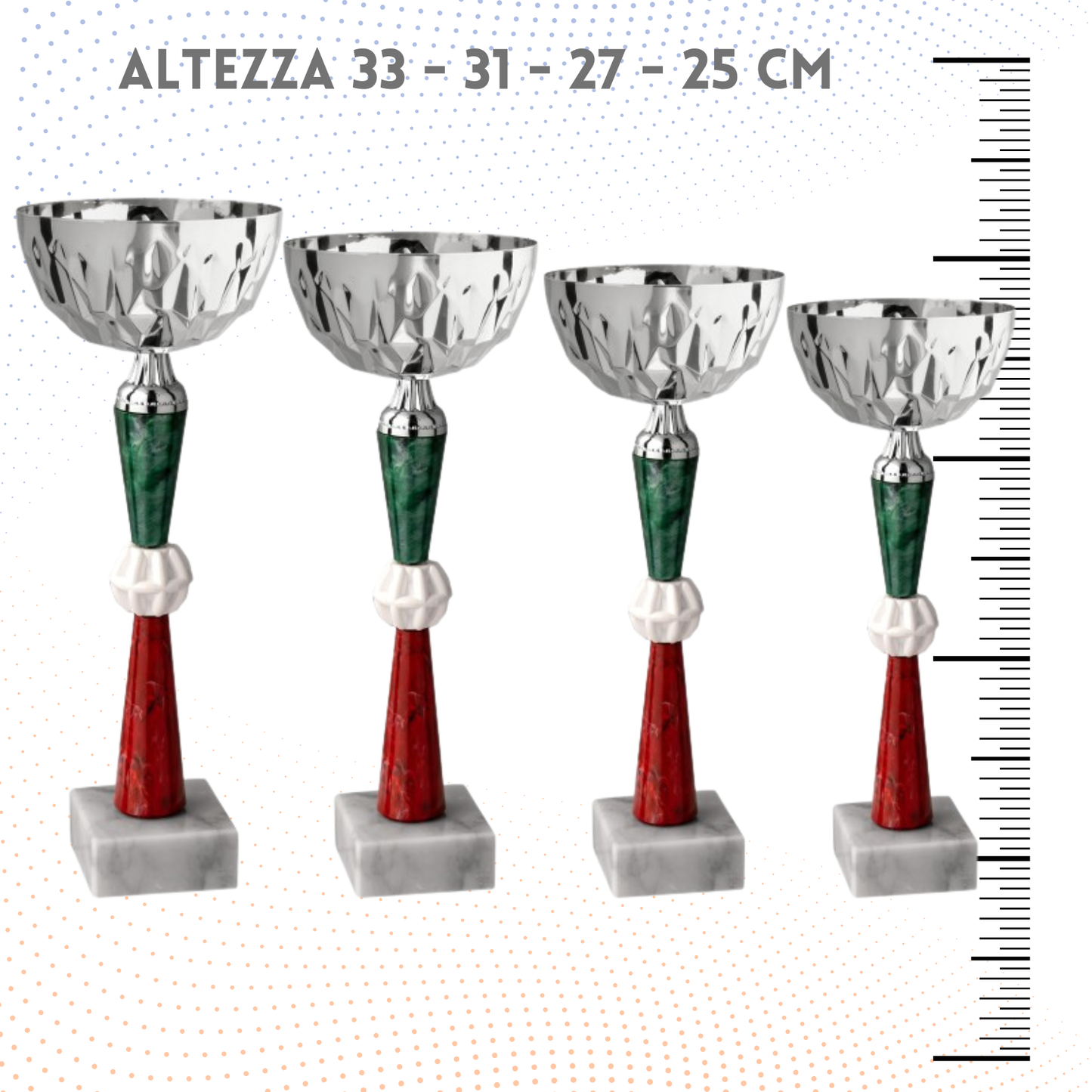 Set 4 Coppe da 33 - 31 - 27 - 25 cm | Cod. 12.259S