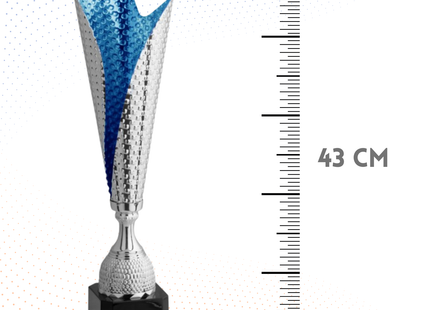 Trofeo in metallo da 43 cm, peso da 0,7 Kg | Cod. 4.542