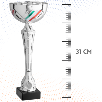 Coppa da 31 cm con base in marmo nero | Cod. 11.014