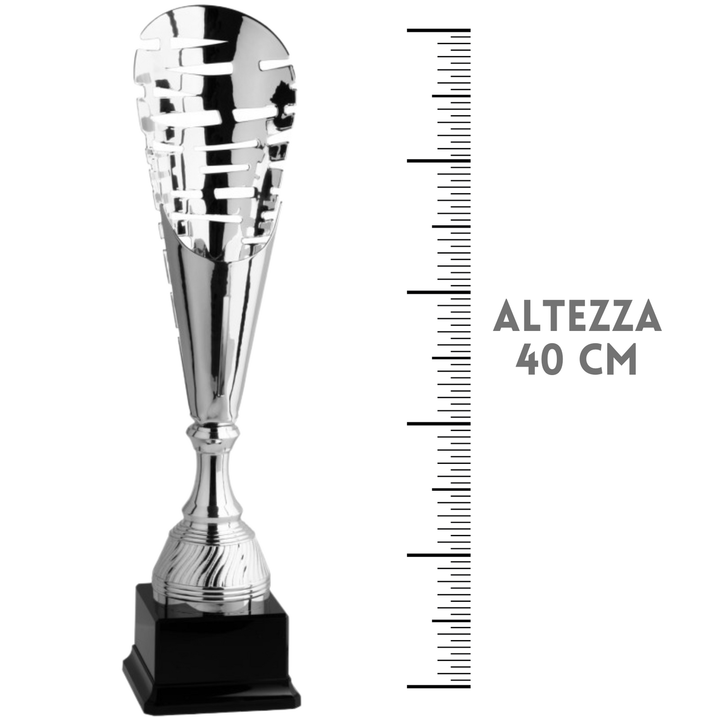 Coppa da 40 cm in metallo e taglio laser | Cod. 6.053