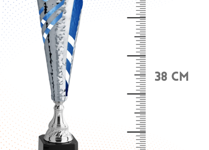Trofeo in metallo da 38 cm, peso da 0,5 Kg | Cod. 4.563