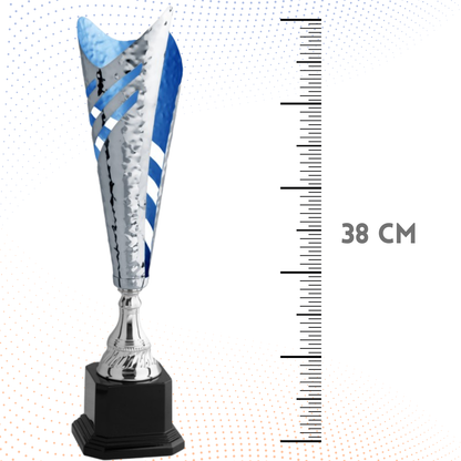 Trofeo in metallo da 38 cm, peso da 0,5 Kg | Cod. 4.563