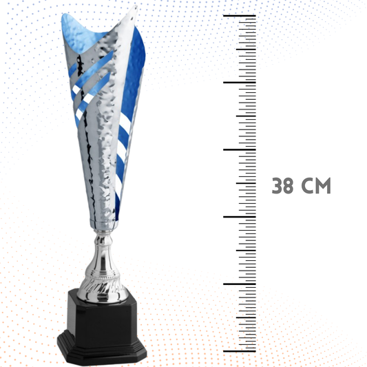 Trofeo in metallo da 38 cm, peso da 0,5 Kg | Cod. 4.563