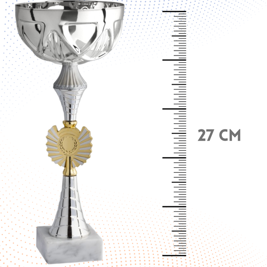 Coppa da 27 cm con base in marmo | Cod. 12.014S