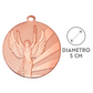 Medaglia personalizzata 50 mm bronzo | Cod. 23.009.23BQ
