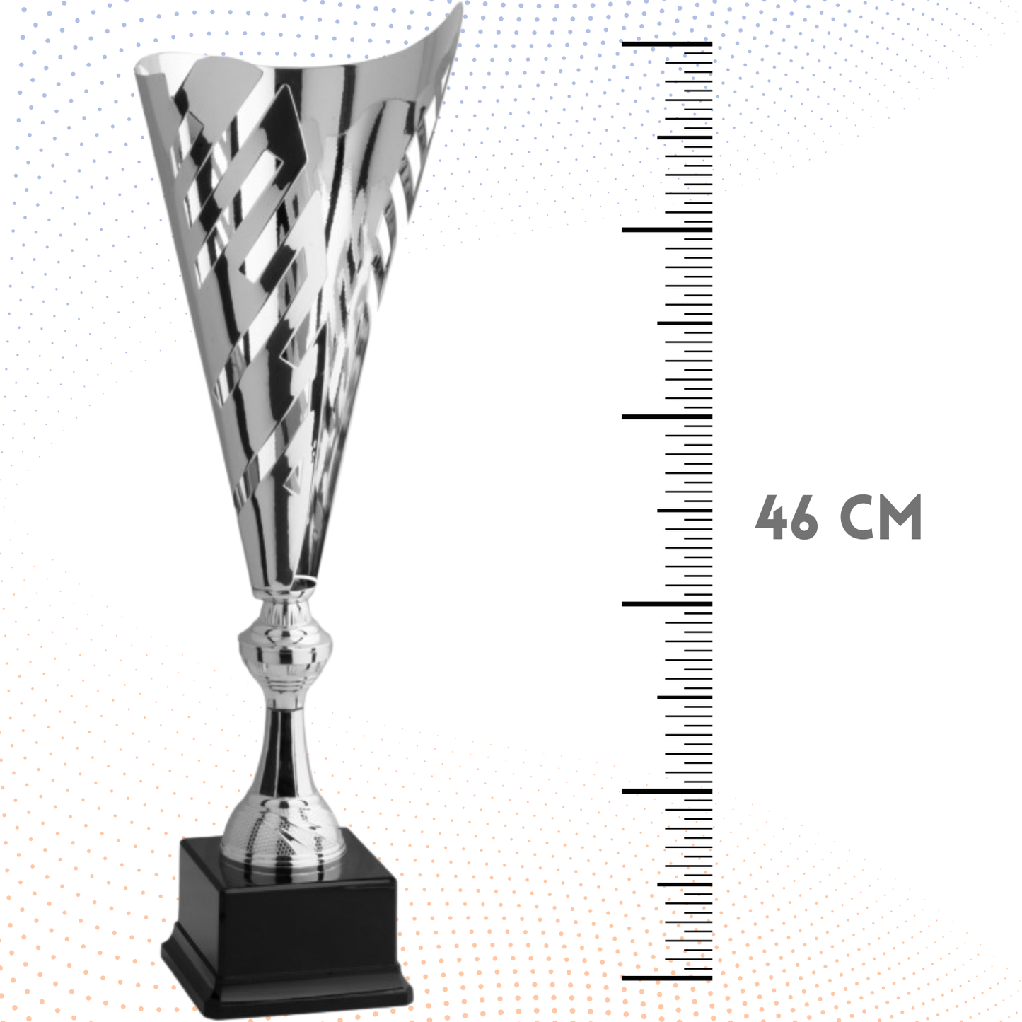 Trofeo in metallo da 46 cm, peso da 0,8 Kg | Cod. 4.511