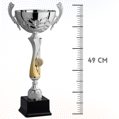 Trofeo in metallo da 49 cm con manici | Cod. 6.041