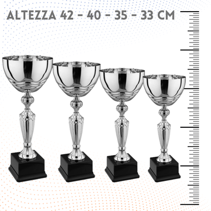 Set 4 Coppe da 42 - 40 - 35 - 33 cm | Cod. 8.209