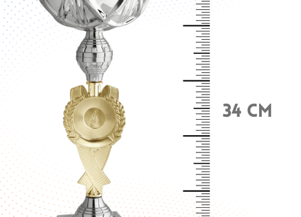 Coppa da 34 cm con base in marmo | Cod. 12.002S