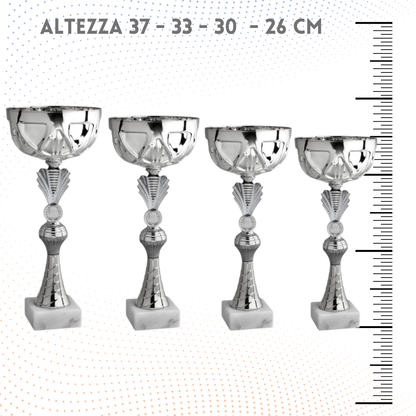 Set 4 Coppe da 37 - 33 - 30 - 26 cm | Cod. 12.039S