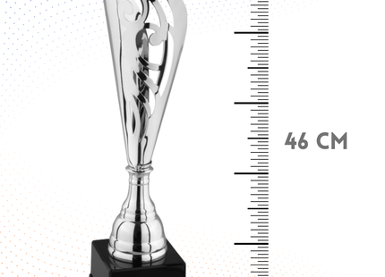Trofeo in metallo da 46 cm con fregio | Cod. 6.531
