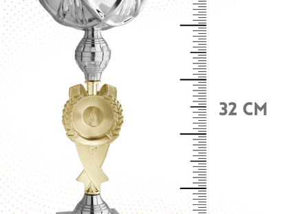 Coppa da 32 cm con base in marmo | Cod. 12.003S
