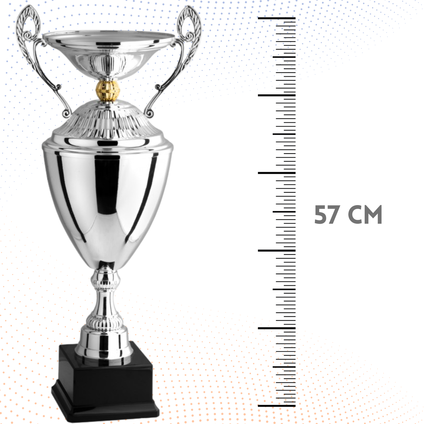 Trofeo con manici da 57 cm, peso da 1,9 Kg | Cod. 3.082