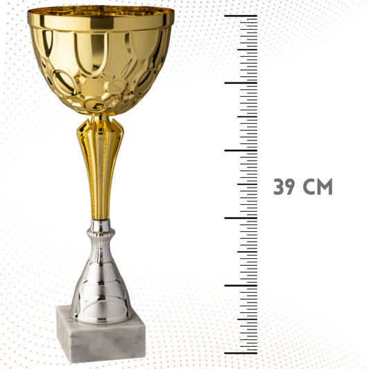 Coppa da 39 cm con base in marmo | Cod. 9.222G