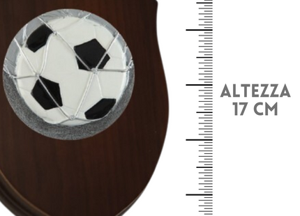 Premiazioni personalizzate crest in legno premio calcio 25.201.11