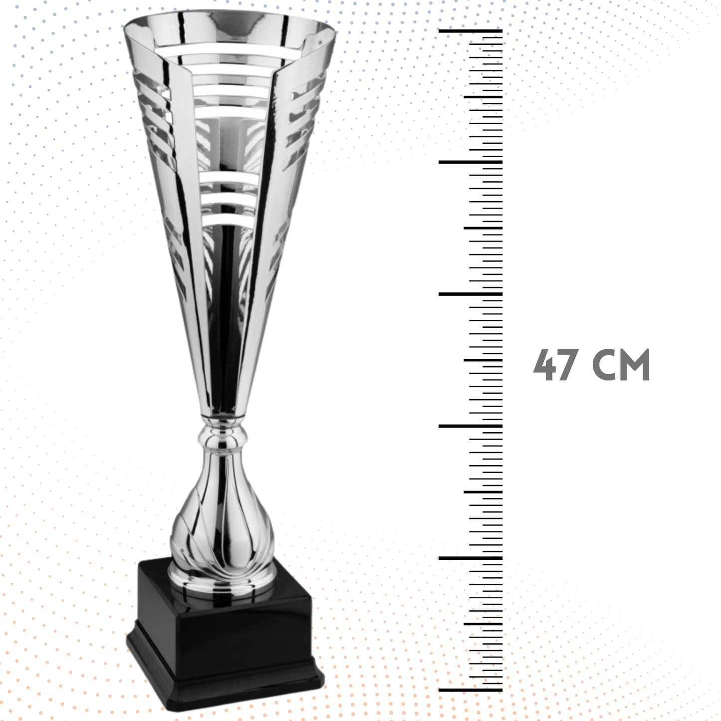 Trofeo in metallo da 47 cm artigianale | Cod. 6.521