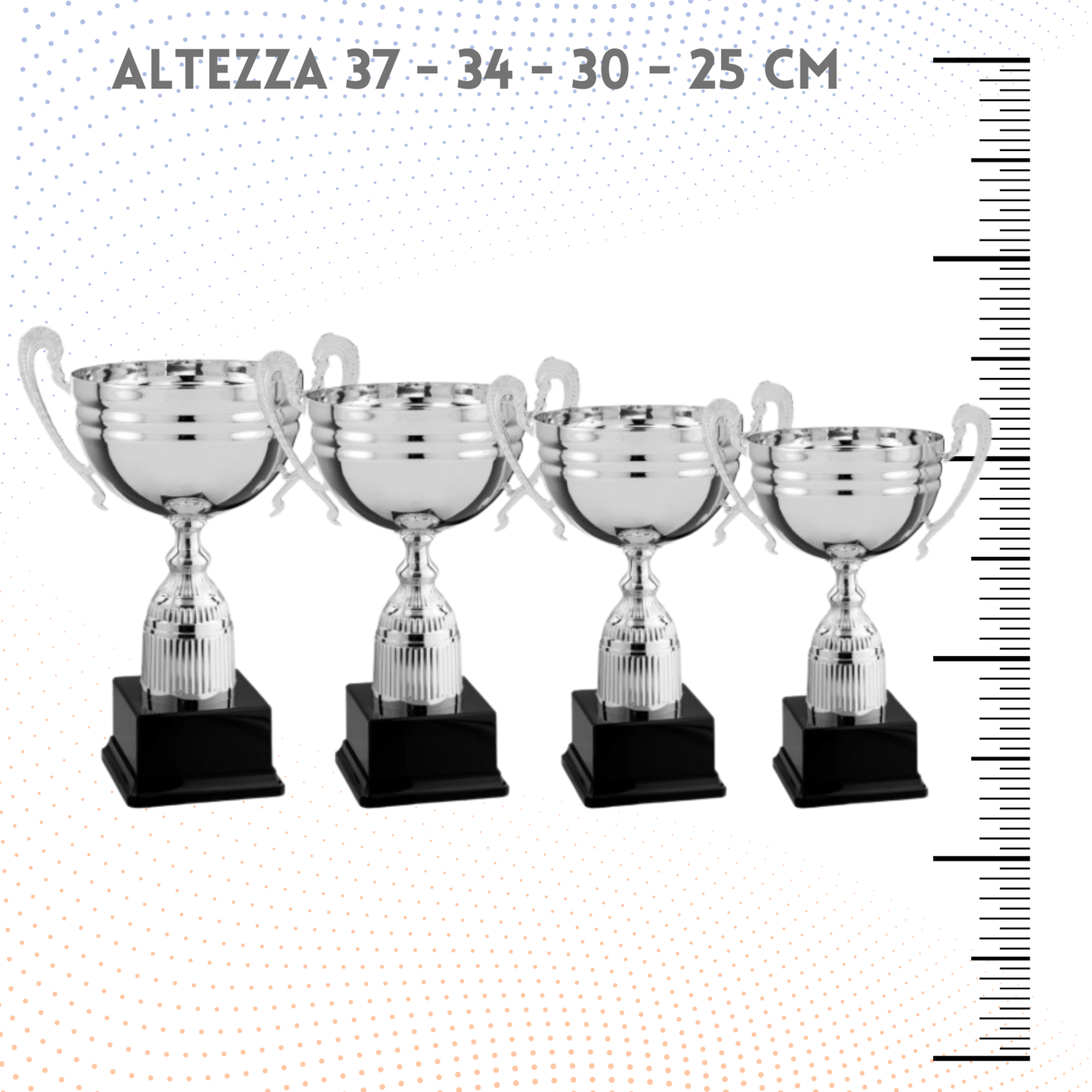 Set 4 Coppe da 37 - 34 - 30 - 25 cm | Cod. 6.439