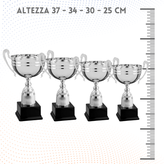 Set 4 Coppe da 37 - 34 - 30 - 25 cm | Cod. 6.439