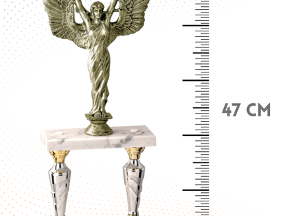 Trofeo con Vittoria da 47 cm a due piani | Cod. 5.234