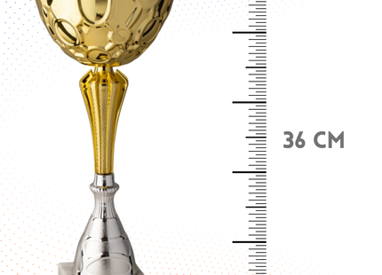 Coppa da 36 cm con base in marmo | Cod. 9.223G