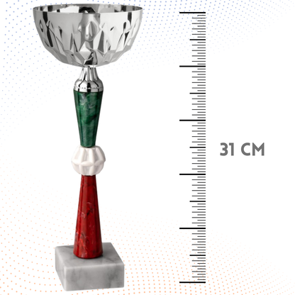 Coppa da 31 cm con base in marmo | Cod. 12.252S