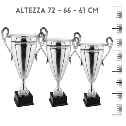 Tris di premiazioni personalizzate 72 - 66 - 61  cm | Cod. 1.069