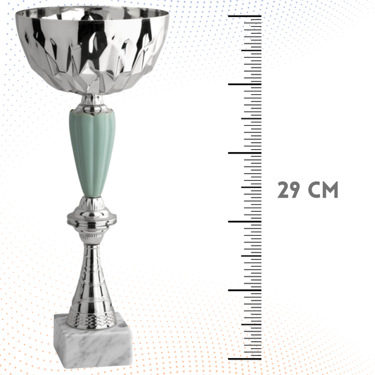 Coppa da 29 cm con base in marmo | Cod. 11.035S