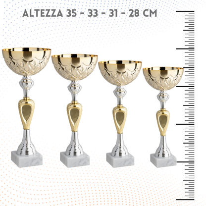 Set 4 Coppe da 35 - 33 - 31 - 28 cm | Cod. 12.059G