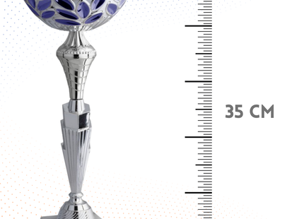 Coppa da 35 cm con base in marmo | Cod. 8.703B