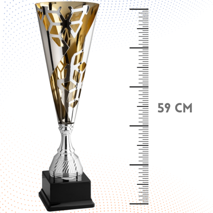 Trofeo in metallo da 59 cm, peso da 2,3 Kg | Cod. 4.521